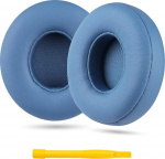 YOCOWOCO Ersatz-Ohrpolster f&uuml;r Beats Solo 4 Wireless On-Ear-k&otilde;rvaklappide jaoks, Solo4 Ohrpolster mit weichem Proteinleder und ger&auml;uschisolierendem Memory-Schaum (Schieferblau)