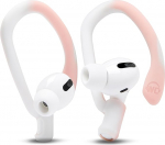 WC HookZ - patenteeritud t&auml;iustatud k&otilde;rvaklappide rihmad AirPods Pro 1, 2 ja AirPods 1, 2 ja 3 jaoks - pakendis on kaks suurust paari Wicked Cushions | Pink Marble