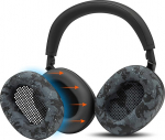WC SweatZ XM6 - patenteeritud silikoonist higistamise kaitse k&otilde;rvapadjad, mis &uuml;hilduvad Sony WH-1000XM6-ga Wicked Cushions | Higikindel ja kergesti pestav | Black Camo