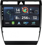 [8G+256G, 8-Core] - Android 14 IPS autoraadio Audi A6 C5 S6 (1999-2004) / RS6 (2002-2006) - Traadita CarPlay/Android Car/DSP - Kaamera ja mikrofon - 9-tolline 2 DIN - DAB SWC Fast-Boot 36 0-CAM