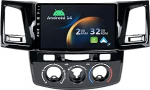 Android 14 autoraadio Toyota Fortuner Hilux Revo Vigo 2004-2014-[Integreeritud CarPlay/Android Car/GPS]-9-tolline IPS 2.5D puuteekraan koos kaameraga DAB / roolijuhtimine / MirrorLink / Bluetoothiga