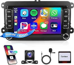 4G + 64G 7-tolline autoraadio VW Golf 5 6 Passat Polo Tiguan Touran Caddy Skoda Seat Traadita Carplay autoraadio koos 52-pinnilise ISO-ga koos Mirror Link Bluetooth FM USB/AUX/EQ roolijuhtimispuldiga