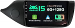 SXAUTO Android 14-6G+128G - IPS autoradio sobib Kia CEE'd CEED JD (2012-2018) - Sisseehitatud Carplay/Android Car/DSP - LED kaamera + MIC - DAB roolijuhtimispult WiFi Fast Boot 360-CAM - 2 DIN 9