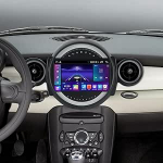 Android 14 autoraadio Mini Cooper R56 R55 R60 2007-2013 - 8 Core 4+64GB, juhtmevaba CarPlay Android auto, Bluetooth 5.0, WiFi, satelliitnavigatsioon, DSP, DAB, FM raadio, toetab roolijuhtimispuldi juhtimist.