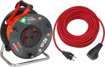 Brennenstuhl Garant V2 IP44 kaablirull 40 m v&auml;litingimustes ja ehitusplatsil kasutatav pikenduskaabel Punane