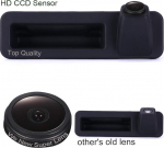 Handle Strip auto tagantvaate kaamera 1280 x 720 Pixel 1000TV Lines HD objektiiv veekindel 170 &deg; Super laia nurga tagurduskaamera BMW 1/2/3/4/5/7/M seeria X1 X3 X4 X5 X6 F18 F35 F45 F46 F48 F80 520L i i