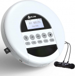 KLIM Nomad Discman kaasaskantav CD-m&auml;ngija koos kauakestva akuga - koos KLIM Fusion k&otilde;rvaklappidega - TF lugeja, raadio FM, Bluetooth - valge (renoveeritud)