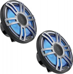 Hertz HMX 8 S-LD-G - 200 mm merek&otilde;larite koaksiaalpaar halli RGB LED-valgustusega, sportliku ja veekindla disainiga