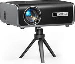 Nutikas projektor Netflixi ametlik mini projektor automaatse fookuse ja keystone korrektsiooniga, VOPLLS 1080P Full HD WiFi6 Bluetooth projektor V&auml;ike kodukino / v&auml;ljas 360&deg; p&ouml;&ouml;rlev projektor mobiiltelefoni jaoks