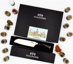 Hallingers Spices Advent Calendar & Premium Santoku Spice Advent Calendar, Bundel 24 Spices & Knife Premium (Set) - Kingitus suvel ja t&auml;iuslikuks grillkingituseks | Uus kodu Chanukkah Freu