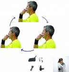 Kohtuniku peakomplekt 3 kohtunikku r&auml;&auml;givad samaaegselt Jalgpalli traadita peakomplektid Traadita jalgpalli peakomplektid Jalgpalli kohtuniku side