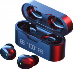 SSinaaes juhtmevabad k&otilde;rvaklapid, k&otilde;rvaklapid, Bluetooth 5.1, s&uuml;gav bass, k&otilde;rglahutusega mikrofon, IPX7 veekindel, juhtmevabad spordiklapid koos USB-C laadimiskohvriga