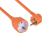 Electraline 1631 Aia maanduskontaktide pikendus 10 m kaabli punane plastkaabel IP20 / pikenduskaabel koos lastekaitselukuga / Schuko pikendus
