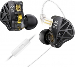 CCZ MC04 In-Ear Monitor, IEM k&otilde;rvaklapid magnetilise 1DD ja BA h&uuml;briidjuhiga, h&otilde;betatud OFC k&otilde;rvaklapid 3,5 mm pistikuga, m&auml;nguk&otilde;rvaklapid m&uuml;raisolatsiooni ja mikrofoniga PC jaoks