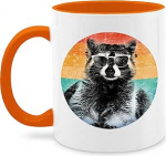 Mug 325 ml - Statement - Cool Raccoon - 325 ml - Orange - Kohvitassid Laused Laused Retro Tea Cup Statement Mug Happy New Year Raccoon Coffee Cup New Year Cup