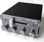 Maker Hart Just Amp 5 - kompaktne integreeritud v&otilde;imendi koos fonov&otilde;imendi, aktiivse 3-band EQ, Send/Return efektisilmusega - mikrofonistatiivse statiiviga