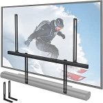 monTEK Soundbar Mount Sobib Sonos Arc/Arc Ultra/Beam/Ray/Playbar, Bose Soundbar 500/700, Samsung, Sony, LG ja JBL jaoks, reguleeritav Soundbar kinnitus teleri alla.