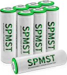 AA patareid, 8 Pack 2800mWh 1.5V liitium AA patareid-k&otilde;rge j&otilde;udlusega Double A pikaajaline aku taskulambi, m&auml;nguasjade, kaugjuhtimispuldi, h&auml;ires&uuml;steemi jaoks (laetav)