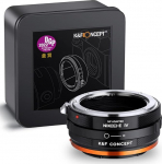 K&F Concept Lens Mount Adapter NIK(G)-NEX IV Manual Focus Compatible with Nikon F (G-Type) Lens and Sony E Mount Camera Body