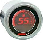 Livello Petrol Koso Retro Lumination Black/Rosso, l&auml;bim&otilde;&otilde;t 48 mm