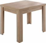 Monzi 0560_80x80 Sonoma Nb. Rough-Sawn Oak Dining Table Extendable Kitchen Table Functional Table 80 x 80 cm
