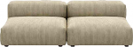 Modern Oversized Corduroy Sofa Set Deep Seat Lazy Down Sofa for Living Room Corner Combination Design