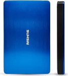 SUHSAI V&auml;line k&otilde;vaketas 320GB USB 3.0 kergekaaluline varundus- ja salvestusk&otilde;vaketas Kaasaskantav m&auml;nguk&otilde;vaketas Laiendatud salvestusk&otilde;vaketas m&auml;ngukontorile PC Mac lauaarvutile - sinine