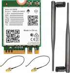 Wi-Fi 6E Wireless AX210 NIC, Gigabit Tri-Band 2.4G/5G/6GHz Wi-Fi 6E, 802.11AX standard, Bluetooth 5.3, tugi Linux, Windows 10/11 jne.