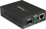 StarTech.com Gigabit Ethernet kiudoptiline meediamuundur avatud SFP pesaga - toetab 10/100/1000 v&otilde;rke (MCM1110SFP)