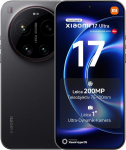 XIAOMI 17 Ultra nutitelefon 16+512GB, Leica 200MP teleobjektiiv (75-100mm), Leica APO optika, LOFIC HDR tehnoloogia, HyperAI, must 3-aastane garantii