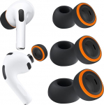 KASOTT 2025 Uuendatud h&uuml;briidk&otilde;rvaklapid m&auml;luvaht ja silikoon AirPods Pro 3 jaoks, &uuml;lim mugavus libisemisvastased k&otilde;rvaklapid Suurep&auml;rane m&uuml;raisolatsioon sobib laadimiskohvrisse, 3 paari