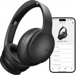 DOQAUS Bluetooth k&otilde;rvaklapid &uuml;le k&otilde;rva, 90H m&auml;nguaeg, Bluetooth 5.3 juhtmevabad k&otilde;rvaklapid 3 EQ režiimiga, HiFi Stereo Bass Sound, sisseehitatud mikrofon, pehmed k&otilde;rvapadjad, kokkupandavad k&otilde;rvaklapid jaoks