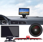 18 mm objektiivi tippkvaliteediga auto kolmas katuse originaal piduritulede tagurduskaamera, asendus VW Crafter 2017 Man TGE alates 2017 modifitseeritud transpordivahendi piduritulede buss (7-tollise monitoriga)