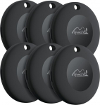 Lifemate Life Tag Key Finder, Air Tracker Tag &uuml;hilduv Apple'iga Kus on? App Airtag (ainult iOS, mitte Androidile), Kohvri j&auml;lgimisseadmed pagasile/kotile/v&otilde;tmele, 6 Pack