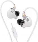KBEAR NZ02 K&otilde;rvaklappide kaabel IEM m&auml;nguk&otilde;rvaklapid koos mikrofonikattega, mis on valmistatud metallist tsingisulamist 10 mm topeltmagnetilise juhiga k&otilde;rvamonitoriga 3D Surround heli