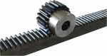 5 St&uuml;ck 1Mod 1 Modul hochpr&auml;zises Zahnstangengetriebe aus Stahl 10 * 10 * 1000 mm + 5 St&uuml;ck 1M 20 Zahn-Stirnrad-CNC-Teile(6.35mm,Hole diameter-01)