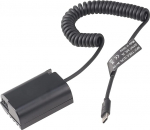 Hersmay USB Type-C to DMW-BLK22 Dummy aku adapter Panasonic Lumix GH6, GH5 II, DC-S5, S5 II, S5 IIX digikaameratele