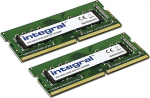 Integral IN4V16GNDLRXK2 32 GB (2 x 16 GB) DDR4-2400 DIMM CL15 s&uuml;learvuti m&auml;lumoodulite komplekt PC/Mac jaoks - roheline