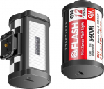 TTARTISAN M01 Kaamera v&auml;lk Retro Mini Xenon Flash GN12 5600K 4 tasemega &uuml;he kontaktiga kuumalamp enamiku kaamerate jaoks (Kaamera v&auml;lk)