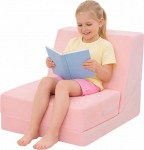 Kokkupandav v&auml;ikelapse tool roosa kokkupandav laste diivanvoodi Convertible Kids Kids diivanvoodi