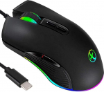 IULONEE Gaming Mouse USB Type C RGB Wired Computer Mice Ergonoomiline Gamer Mouse &Uuml;hildub M@c, PC, Matebook, Chromebook, Universal Laptop Windows Accessories, Must