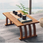 Niedriger Bodentisch im japanischen Stil f&uuml;r Meditation und Essen (80 x 37 x 31 cm)