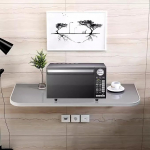 WBWAPA 304 roostevabast terasest kokkupandav laud seinale paigaldatud raske s&ouml;&ouml;gilaud riietuslaud v&auml;ike ruumi s&auml;&auml;stev t&ouml;&ouml;pink Mitu suurust valikuline koos klambrite komplektiga (suurus: L60 x W30