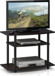 Furinno 3-tasandiline puidust TV-kapp tumedast p&auml;hklipuust 40,13 x 40,13 x 59,18 cm