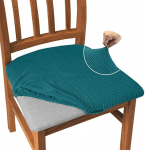 Granbest Jacquard s&ouml;&ouml;gitoa tooli istme katted, k&otilde;rge venivusega tolmuvastased istme kaitsjad s&ouml;&ouml;gitoa, k&ouml;&ouml;gi jaoks, 6 t&uuml;kki, must roheline, 6 t&uuml;kki