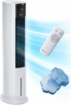Pro Breeze OmniAir torni ventilaator koos vesijahutusega, &otilde;hujahuti kaugjuhtimispuldiga, 4 režiimi, 4 ventilaatori taset, vaikne ventilaator, mobiilne kliimaseade ilma v&auml;ljalasketoruta, aurustuv jahuti, 7 L