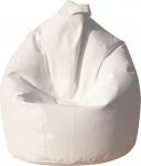 13 Home Faux Leather Bean Bag ChairM&otilde;&otilde;tmed:70 x 110 cm. Bianco