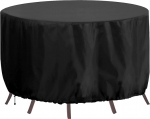 RICHIE aiam&ouml;&ouml;bli kate, veekindel, vastupidav, uuendatud 420D Oxfordi kangas, 180 x 80 cm, &uuml;mmargused lauakatted, rotangm&ouml;&ouml;bli katted m&ouml;&ouml;blikomplektidele, mustad