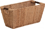 Honey-Can-Do STO-02966 Sea Grass Basket Tote k&auml;epidemetega, 20,25 x 10,5 x 10 tolli, naturaalne