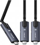 Lemorele traadita HDMI saatja ja 2 vastuv&otilde;tjat, 5G 656FT HDMI traadita &uuml;lekanne toetab 1 TX kuni 4 RX-i video heli striimimiseks s&uuml;learvutist, kaamerast Multi-HDTV-le, projektorile, monitorile